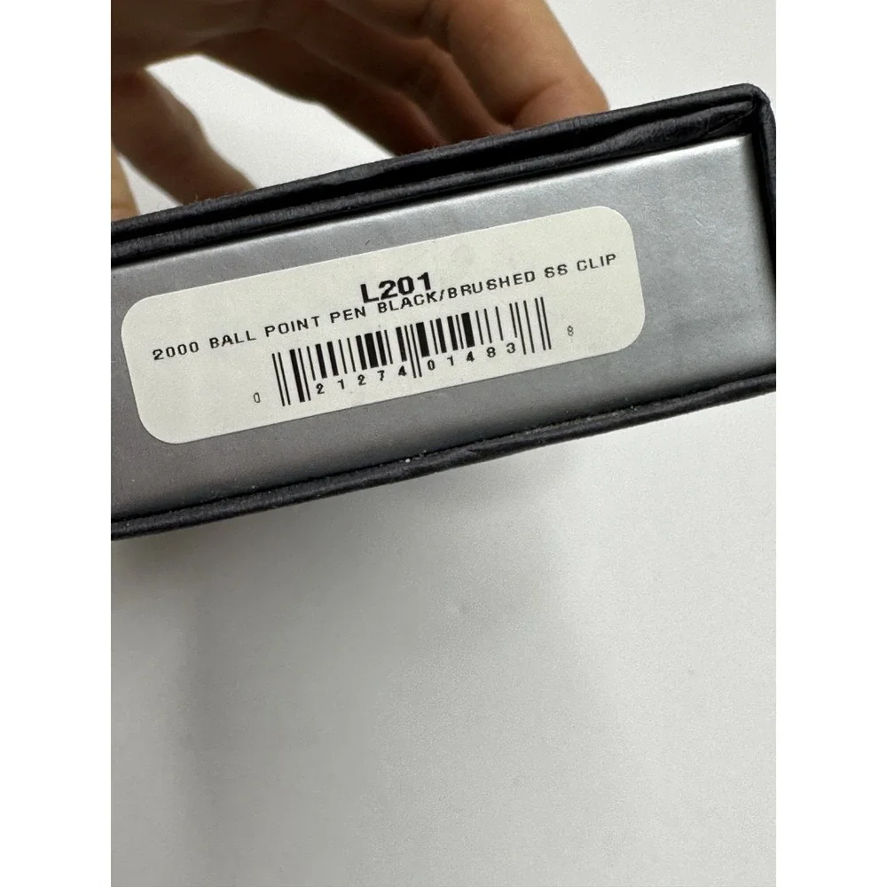 Lamy Ballpoint Pen Black Brushed Stainless Steel 2000